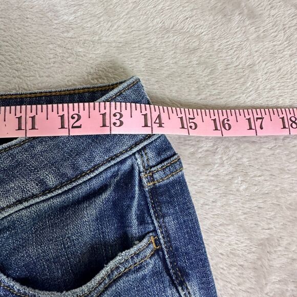 Studio Blue Jeans Women's Size 27 Medium Wash Straight Leg Stretch Mid-Rise - Picture 7 of 10